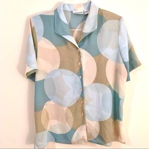 🌟2 for $8 🌟 Gorgeous Alfred Dunner Work Top NWOT